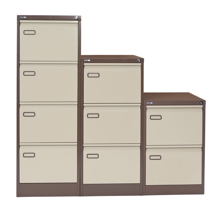 Filing Cabinet 3 Drwr Coffee/Cream Mainline